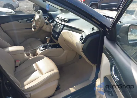 2015 Nissan Rogue Sl из США, поврежденный, VIN 5N1AT2MV3FC784223